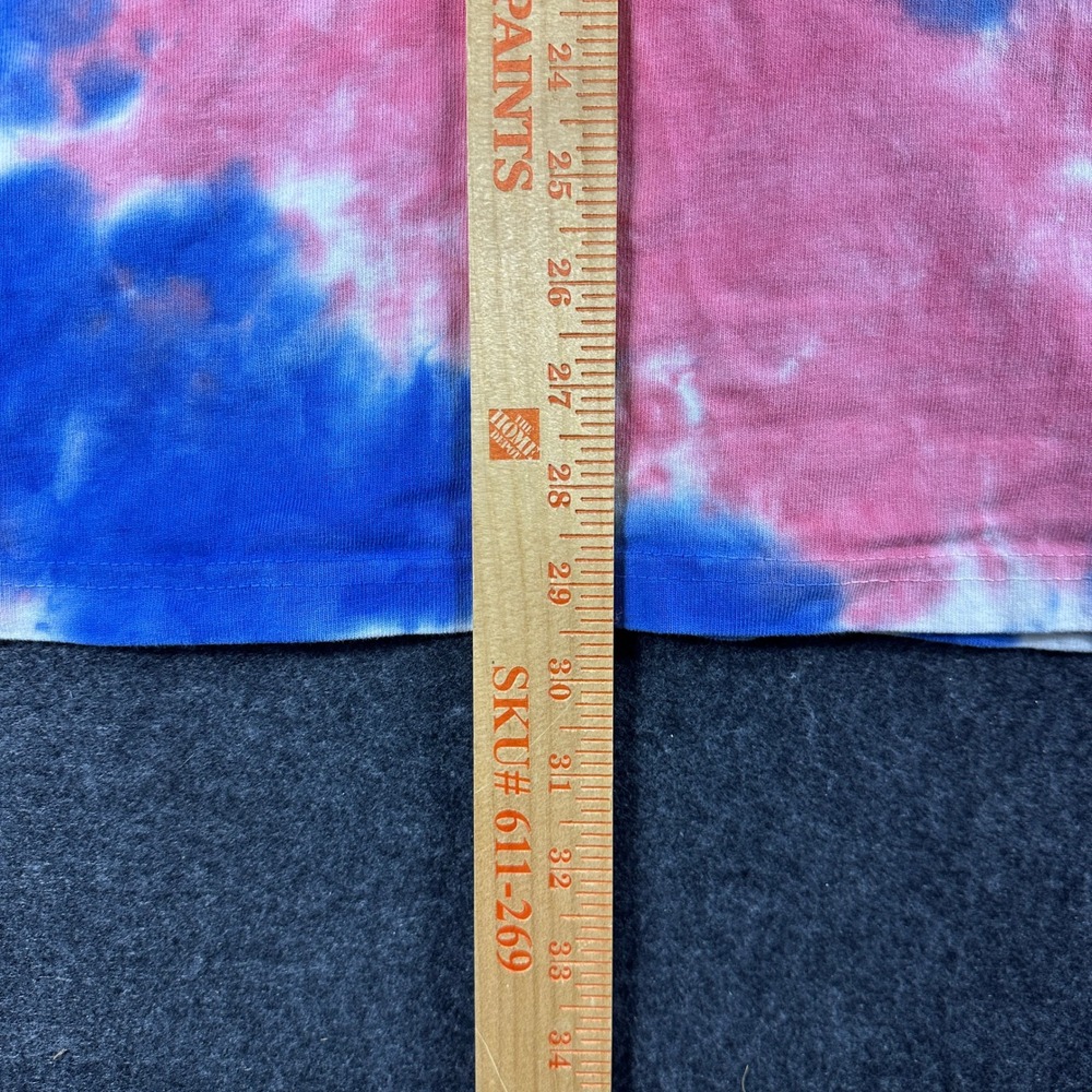Nike Sportswear Tie Dye T-Shirt Mens XXL Red Blue Loose Fit Logo Tee - Picture 6 of 8